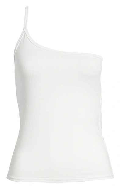 Shop Project Social T Love Is One-shoulder Camisole In Ivory