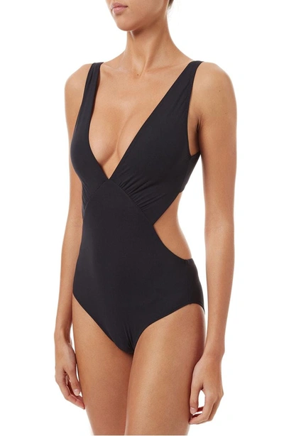 Shop Melissa Odabash Del Mar One-piece Swimsuit In Black
