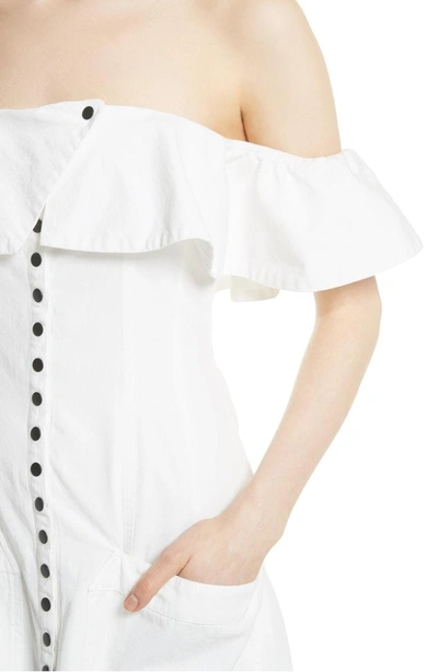 Shop Apiece Apart Aleksander Off The Shoulder Dress In White