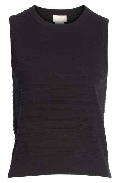 Shop Kate Spade Sleeveless Sweater In Black