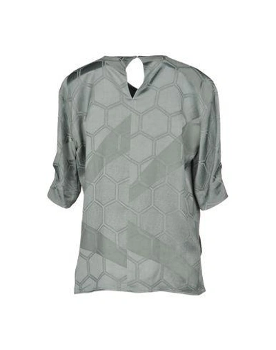 Shop Isabel Marant Blouse In Military Green