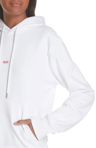 Shop Helmut Lang Taxi Hoodie In White