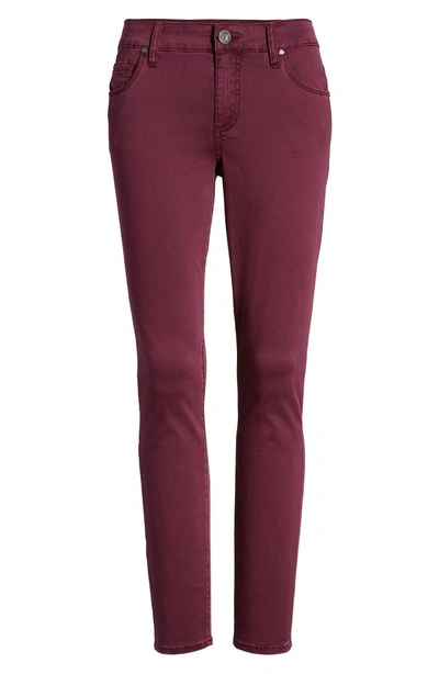 Shop Kut From The Kloth Donna Ankle Skinny Jeans In Windsor Wine