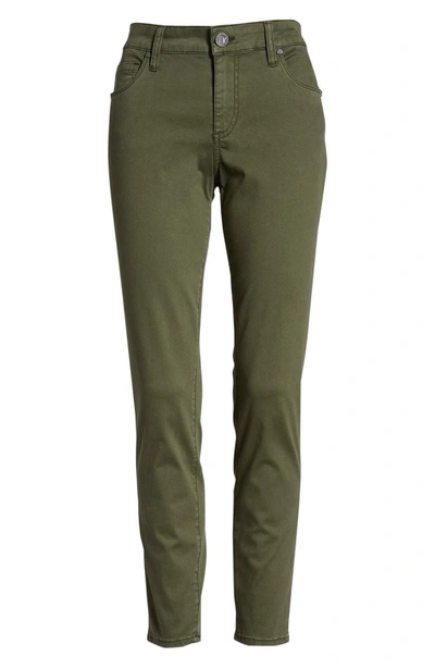 Shop Kut From The Kloth Donna Ankle Skinny Jeans In Deep Olive