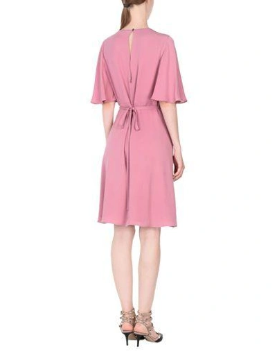 Shop Valentino Short Dresses In Pastel Pink