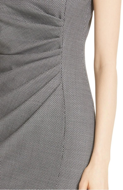 Shop Max Mara Maura Dress In Black White Multi