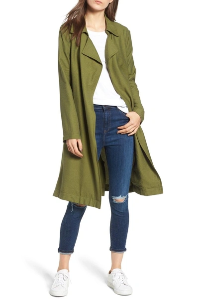 Shop The Fifth Label Crew Trench Coat In Khaki