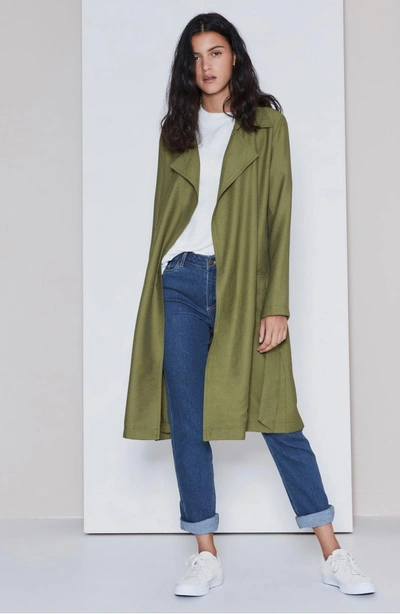 Shop The Fifth Label Crew Trench Coat In Khaki