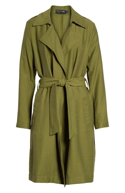 Shop The Fifth Label Crew Trench Coat In Khaki