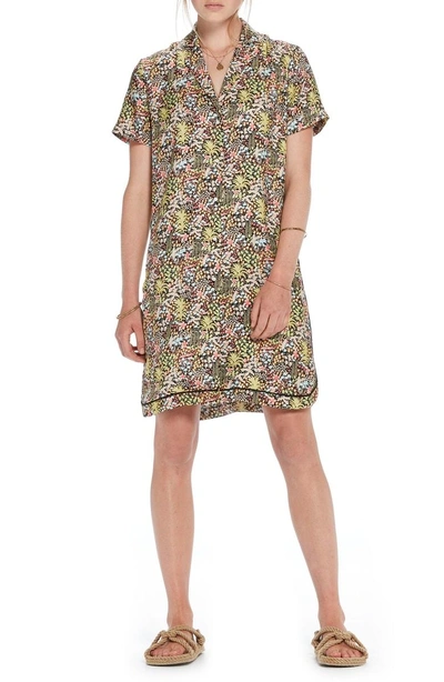 Shop Scotch & Soda Tropical Print Shirtdress In Color 17 Combo A