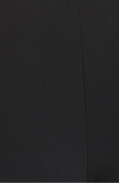 Shop Galvan Eclipse Satin & Matte Crepe Jumpsuit In White/ Black