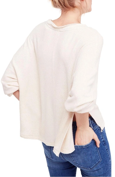 Shop Free People Be Good Terry Pullover In Sand