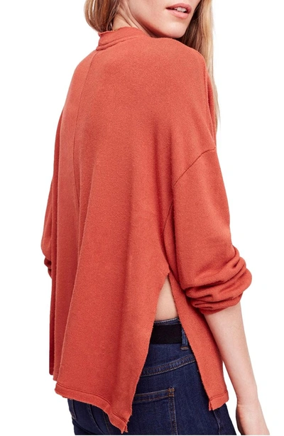 Shop Free People Be Good Terry Pullover In Terracotta