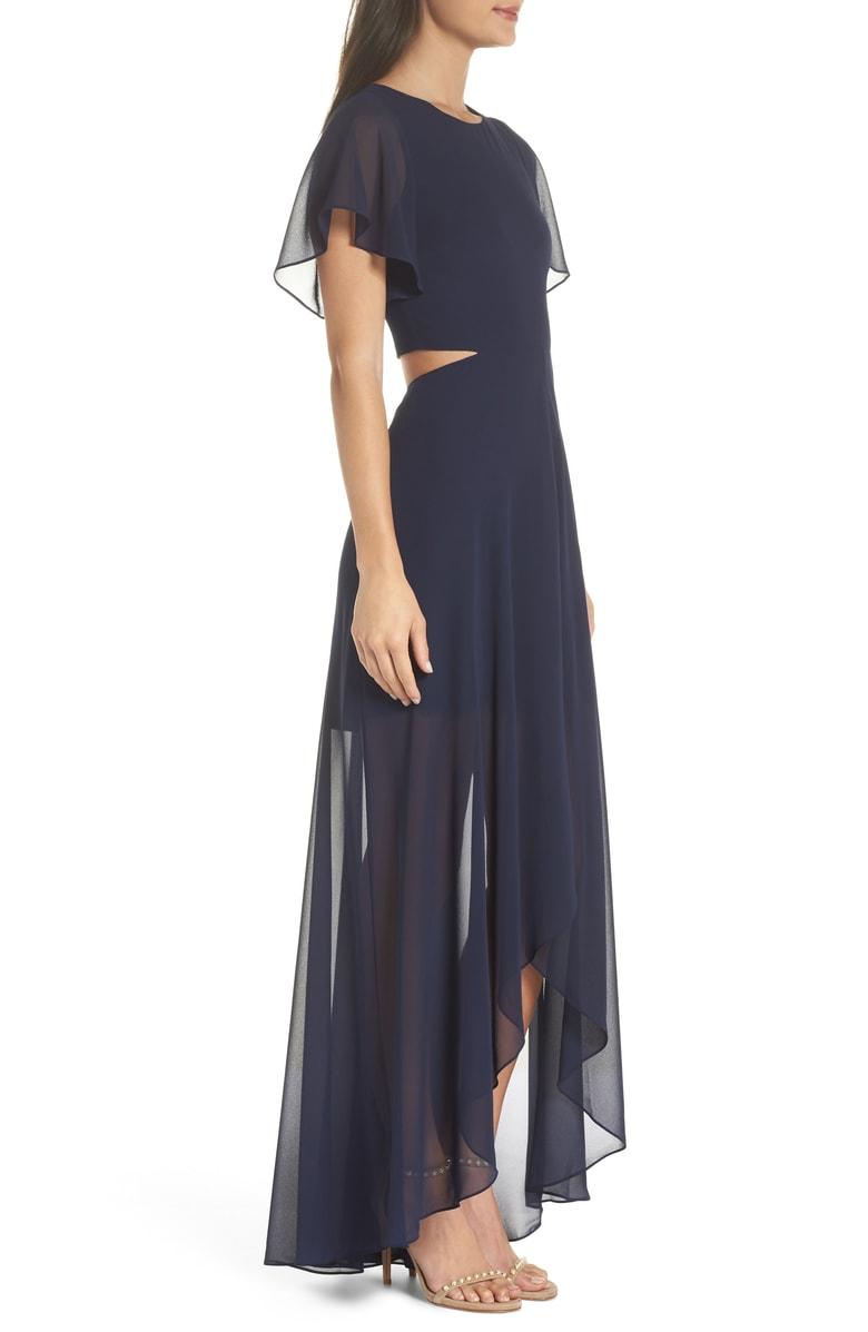 ali and jay cutout maxi dress