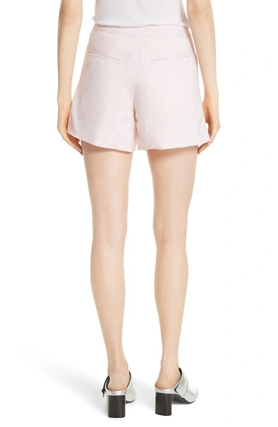 Shop Rag & Bone Sage Stretch Wool Shorts In Baby Pink