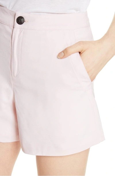 Shop Rag & Bone Sage Stretch Wool Shorts In Baby Pink