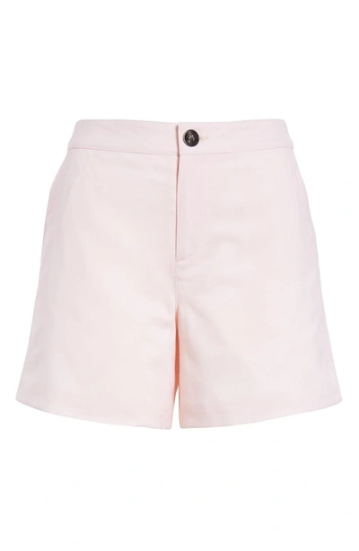 Shop Rag & Bone Sage Stretch Wool Shorts In Baby Pink