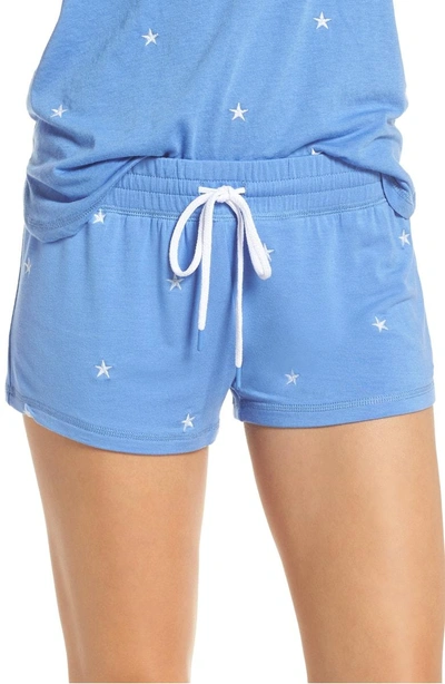Shop Pj Salvage Pajama Shorts In Blue