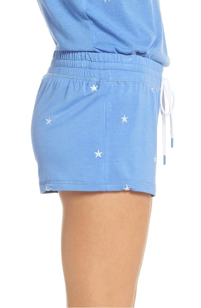 Shop Pj Salvage Pajama Shorts In Blue