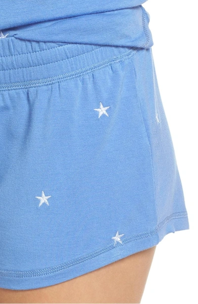 Shop Pj Salvage Pajama Shorts In Blue