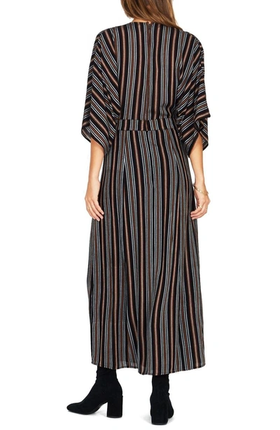 Shop Amuse Society Forever & Day Stripe Maxi Dress In Black