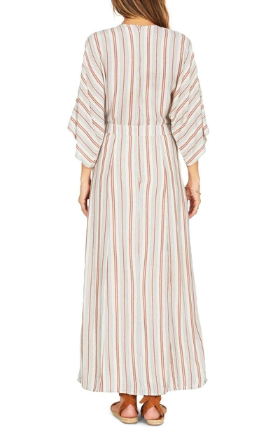 Shop Amuse Society Forever & Day Stripe Maxi Dress In Sand
