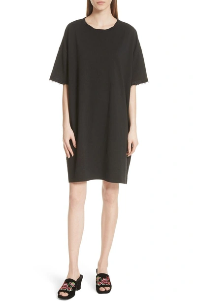 Shop Opening Ceremony Hook-and-eye T-shirt Dress In Black