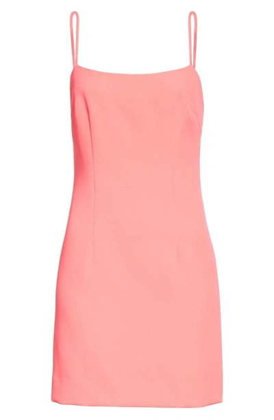 Shop Milly Minidress In Fluorescent Pink