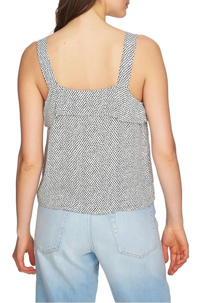 Shop 1.state Tie Front Tank In Antique White
