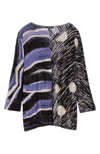 Shop Nic + Zoe Sierra Sweater In Blue Multi