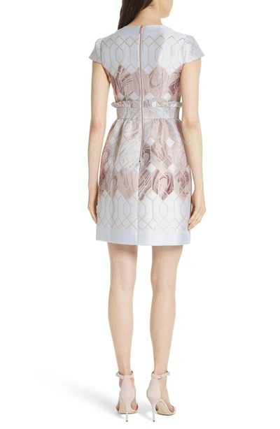 Shop Ted Baker Ingrida Sea Of Clouds Tulip Dress In White