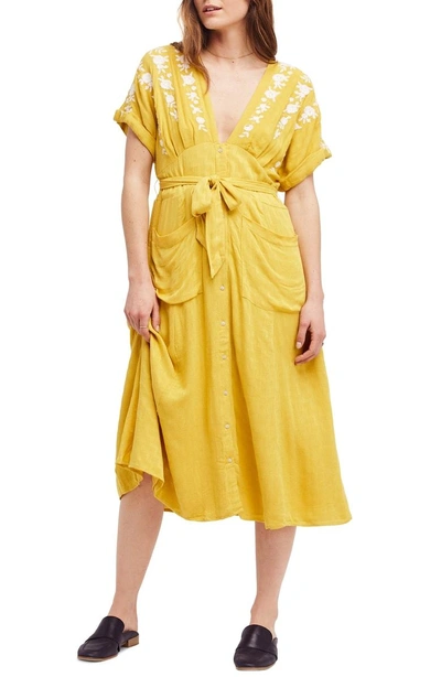 Shop Free People Love To Love You Dress In Yellow