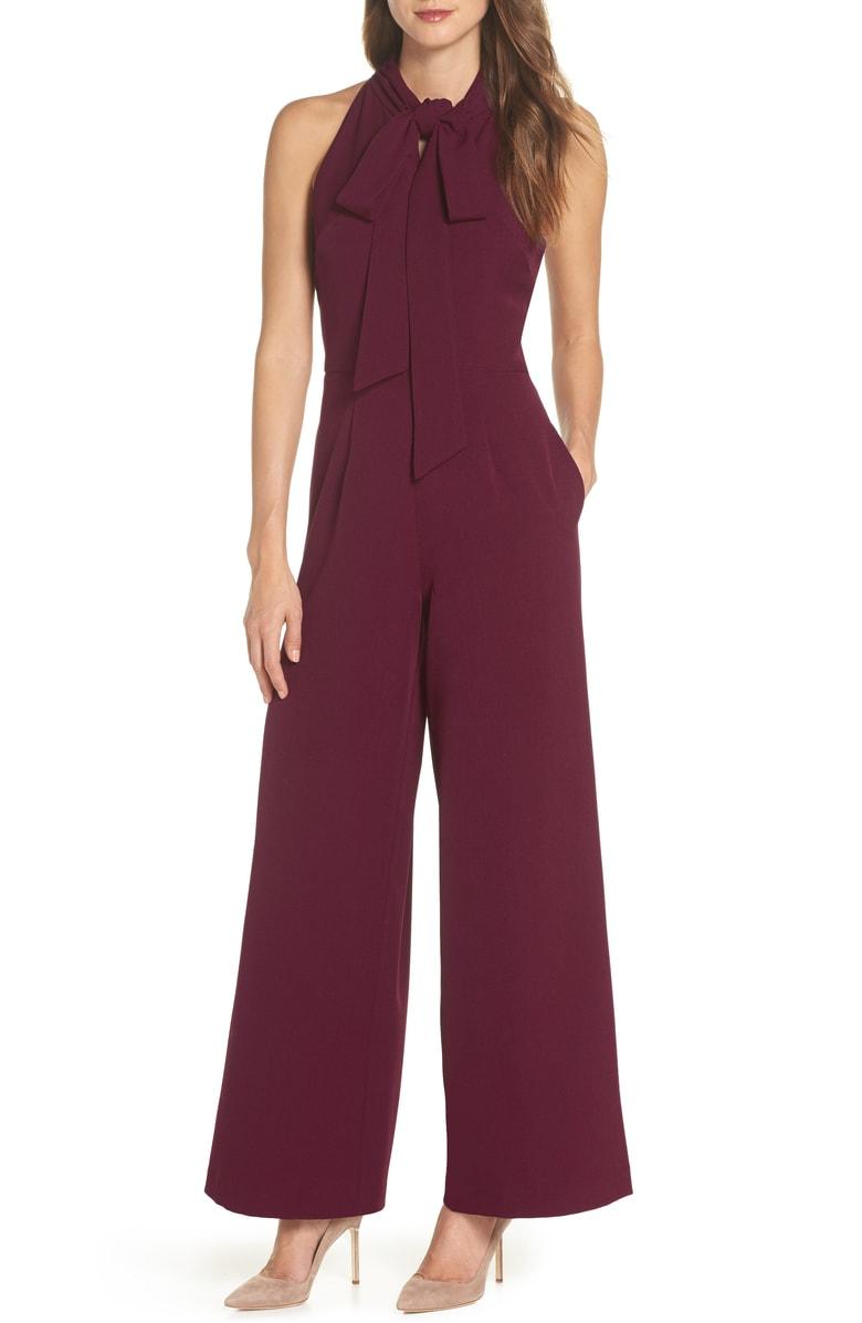 julia jordan halter jumpsuit