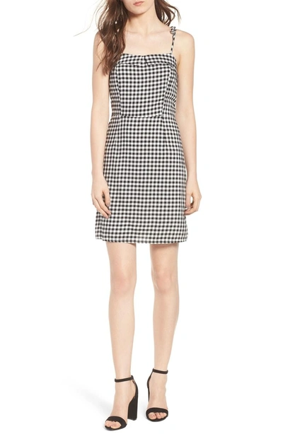 Shop Cupcakes And Cashmere Eddie Gingham Dress In Black