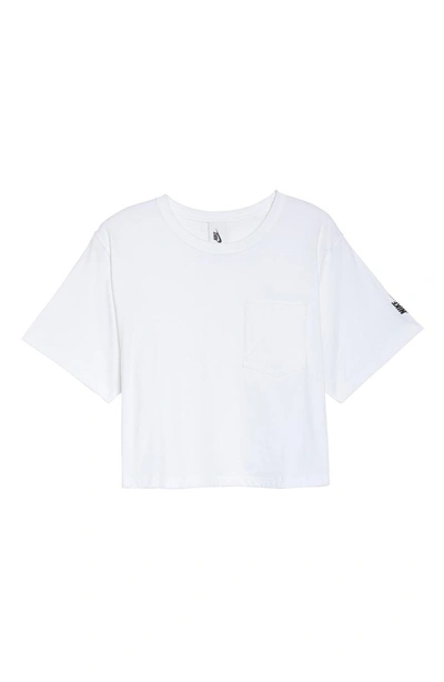 Shop Nike Lab Collection Crop Tee In White/ Black