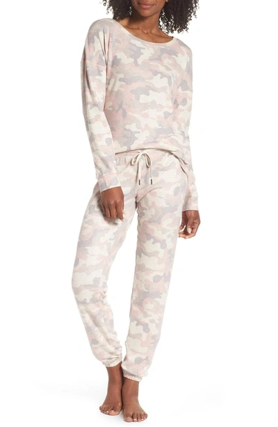 Shop Pj Salvage Camo Pajama Top In Oatmeal