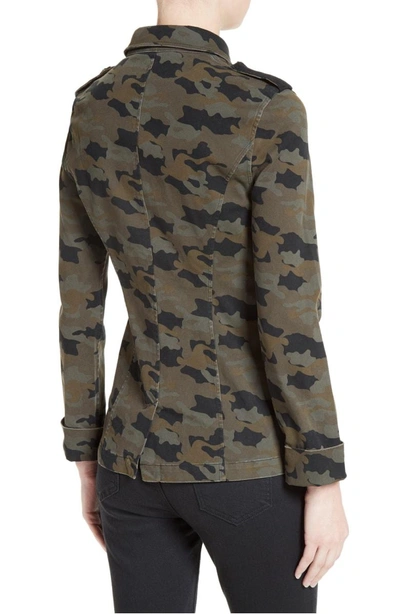 Shop L Agence Camo Print Military Jacket In Camo Multi