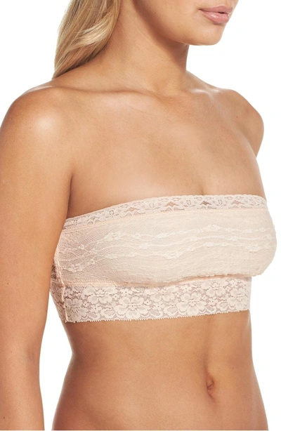 Shop Free People Intimately Fp Lace Bandeau Bralette In Light Pink
