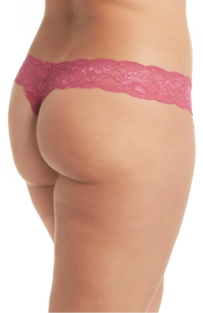 Shop Cosabella Never Say Never Cutie Thong In Plum Blossom