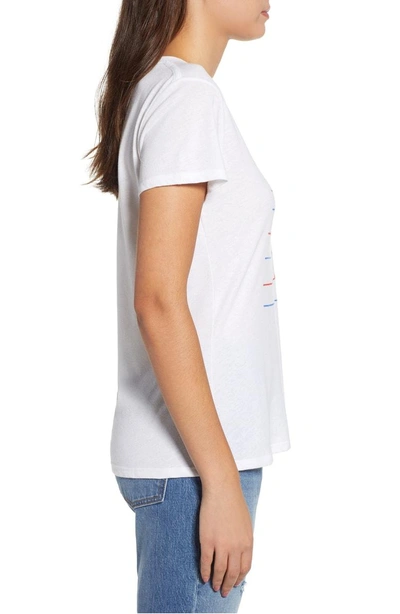 Shop Sub_urban Riot Stripes Slouched Tee In White