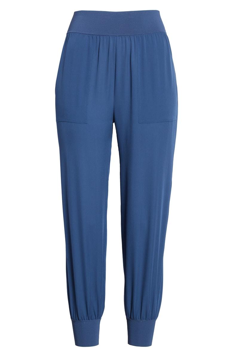 theory silk jogger pants