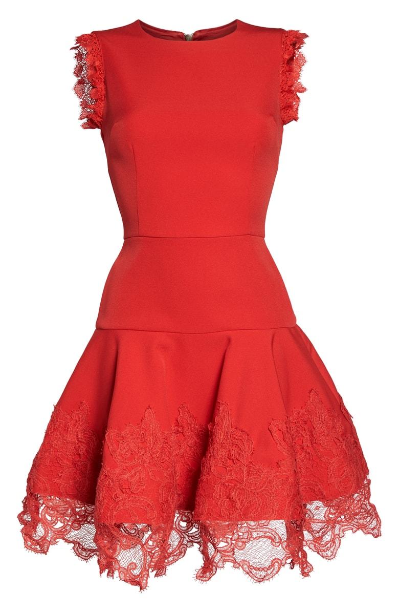 bronx and banco antonia red dress