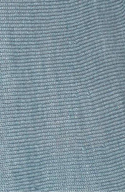 Shop Eileen Fisher Organic Linen Knit Top In Blue Steel