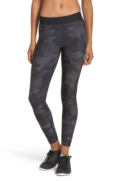 Shop Ultracor Camo Knockout Leggings In Nero/ Matte Nero