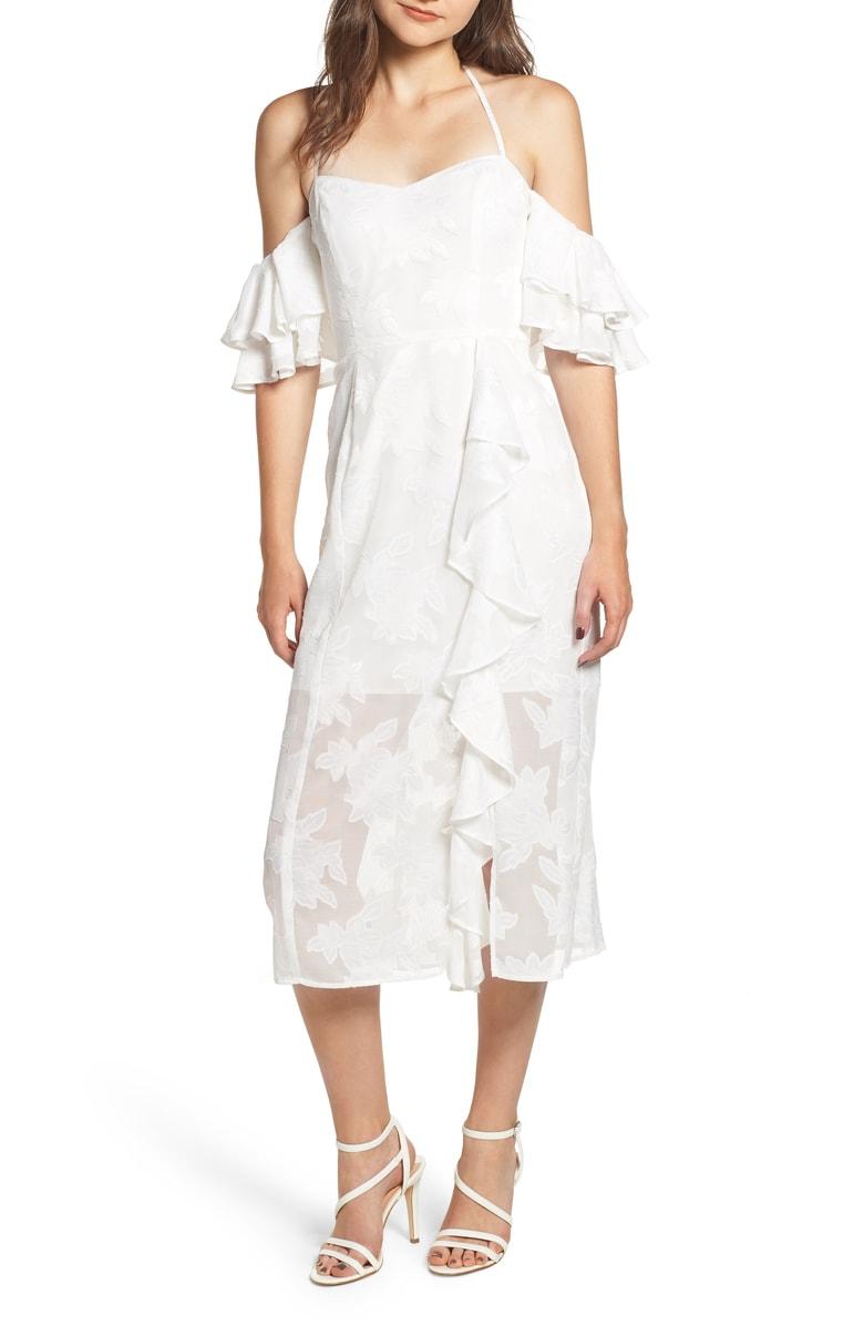 wayf casper midi dress