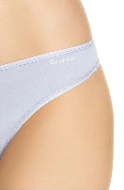 Shop Calvin Klein Form Thong In Bliss