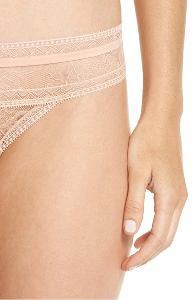 Shop Calvin Klein Obsess Thong In Delight