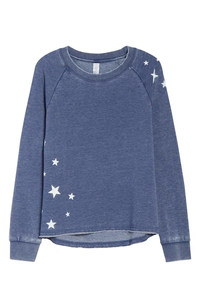Shop Alternative Lazy Day Sweatshirt In Navy/ Stars