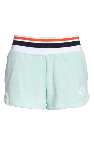 Shop Nike Sportswear Terry Shorts In Igloo/ White