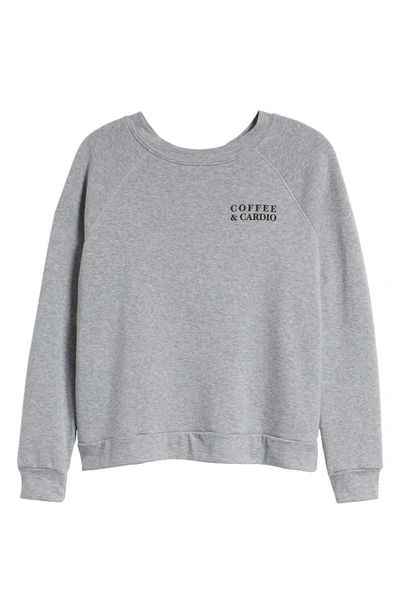 Shop Project Social T Reversible Graphic Sweatshirt In Heather Grey
